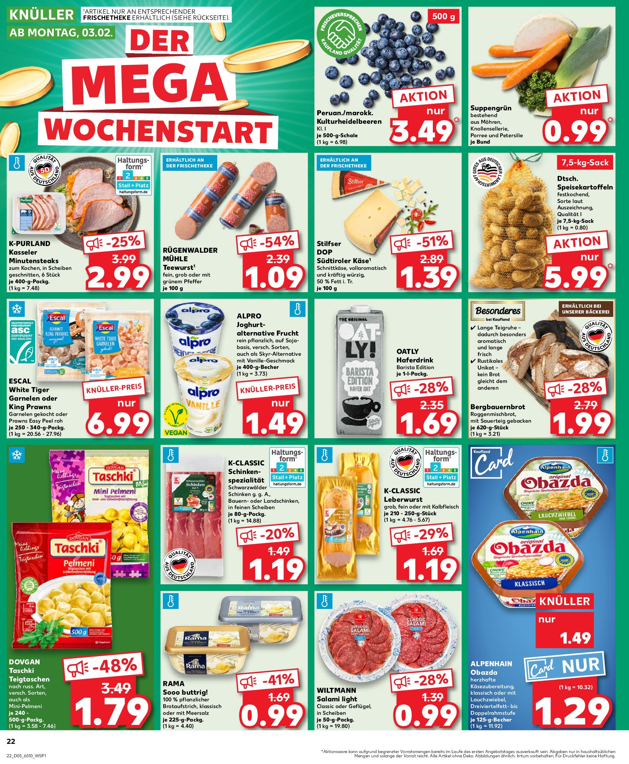 Kaufland - Köln-Merheim, Ostmerheimer Straße 198 (ab 30.01.2025) » Angebote Online zum Blättern | Seite: 22 | Produkte: Mühle, Rama, Pfeffer, Petersilie