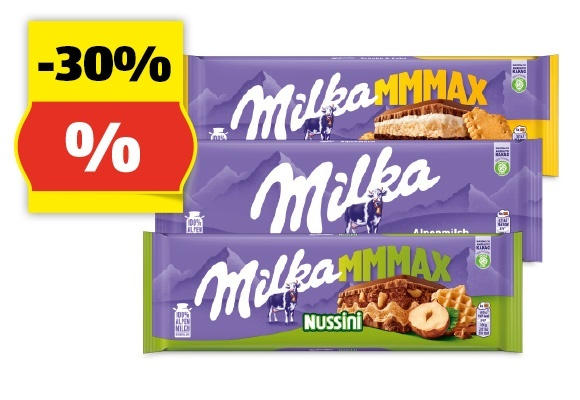 MILKA MMMAX Tafel 300 g/276 g/270 g/250 g