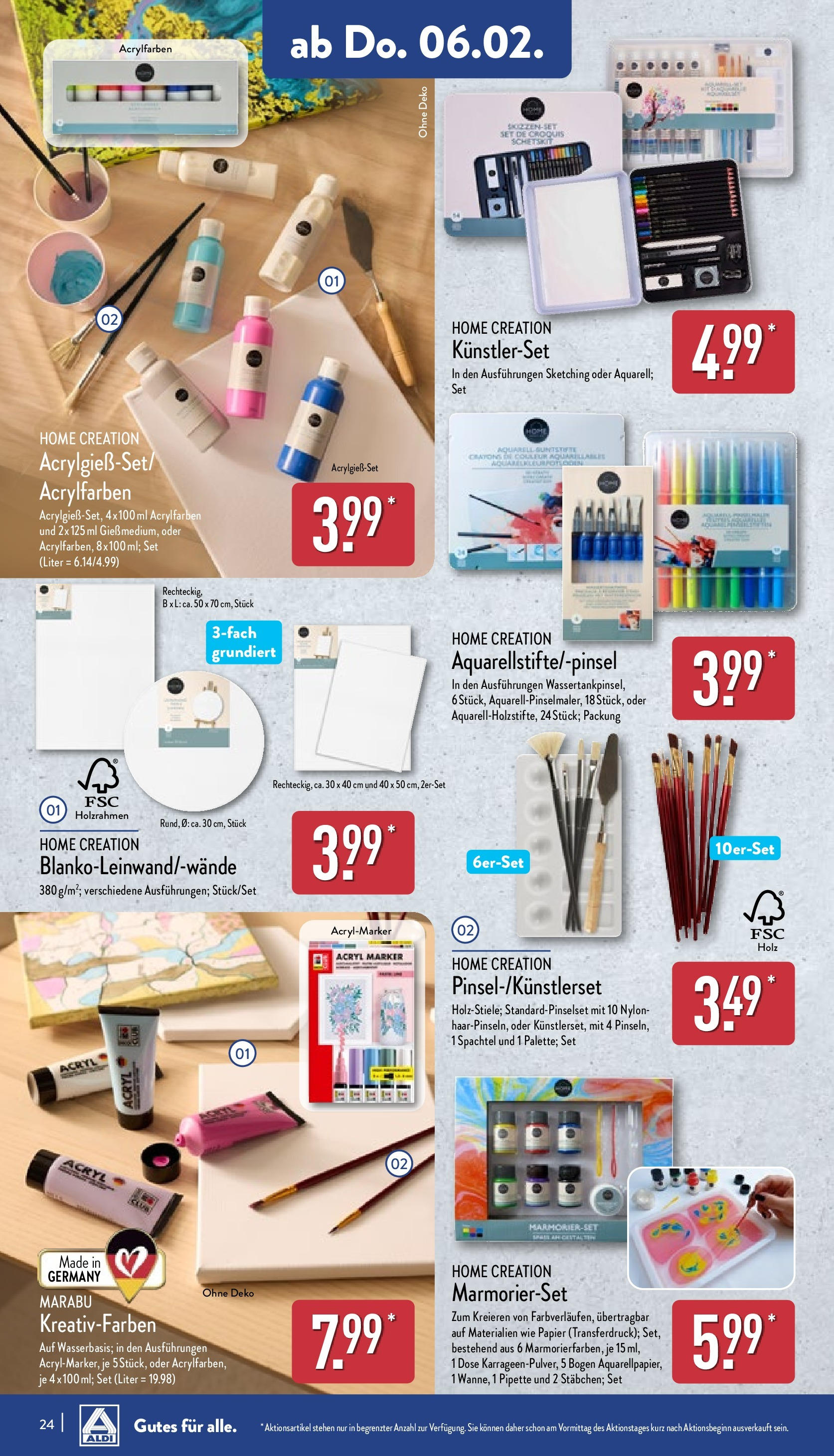 Aldi - ALDI Nord: Wochenangebote (ab 02.02.2025) » Angebote Online | Seite: 24 | Produkte: Home creation