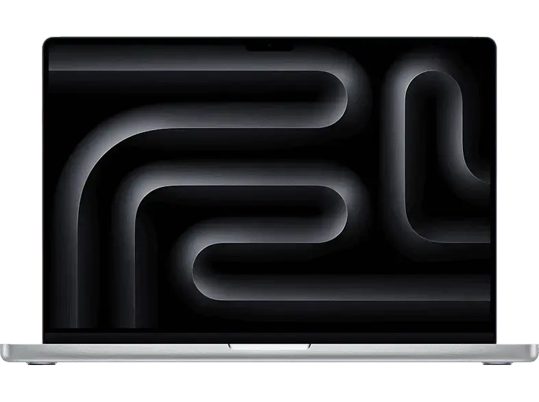 APPLE MacBook Pro Notebook 16,2 Zoll, APPLE M4 Chip (14‑Core CPU mit 10 Performance-Kernen und 4 Effizienz-Kernen, 20‑Core GPU), 24 GB RAM, 512 SSD, macOS, Pro, Silber