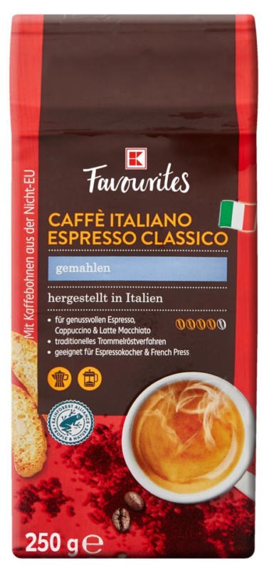 K-Favourites Мляно кафе Caffe Italiano