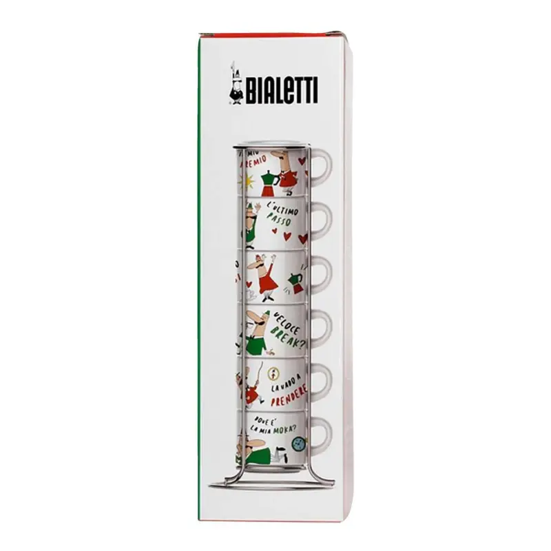 Bialetti Комплект чаши за кафе 6 бр.