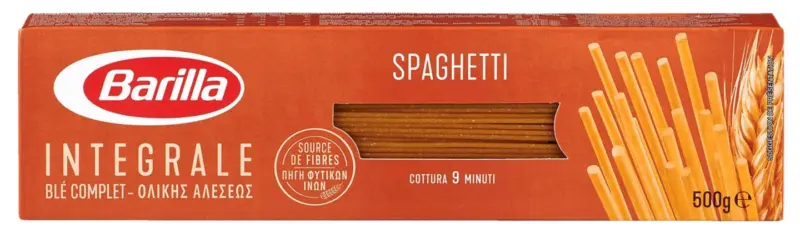 BARILLA Спагети пълнозърнести