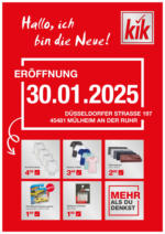 KiK KiK: Neueröffnung in Mülheim an der Ruhr - bis 02.02.2025