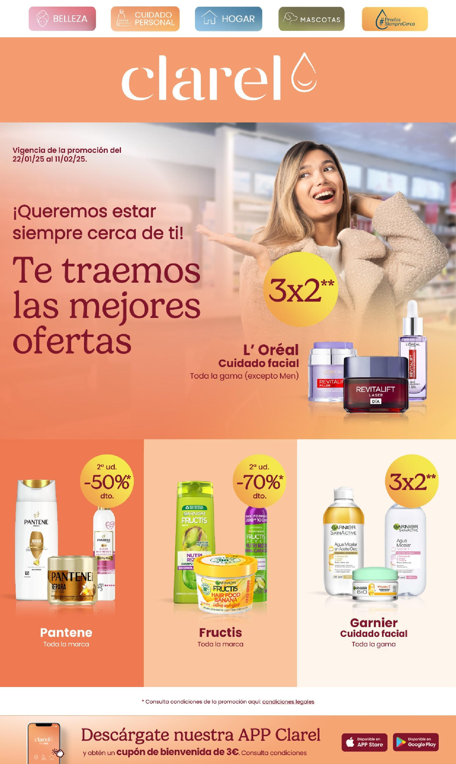 Clarel - Te traemos las mejores ofertas 21/01/2025 - 11/02/2025 | Página: 1 | Productos: Agua micelar, Aceite, Té