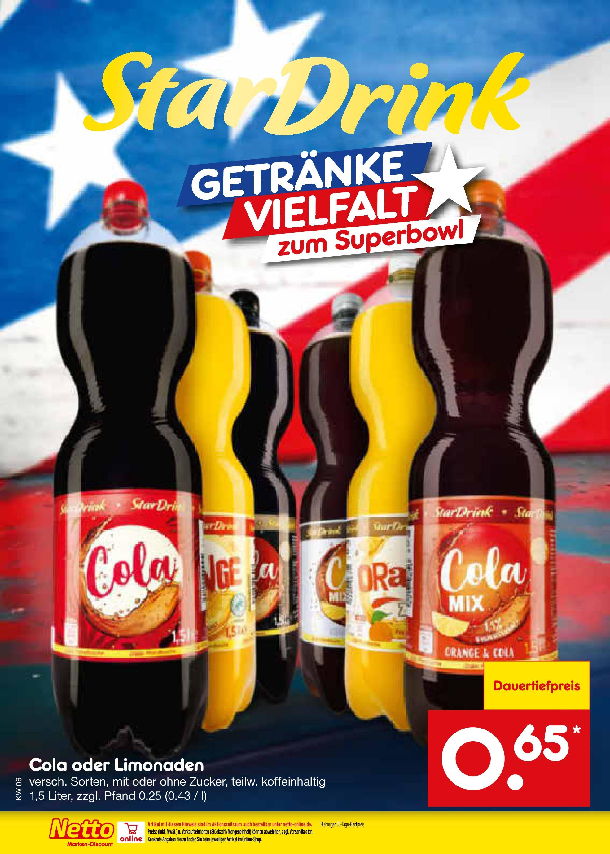 Netto Marken-Discount - Berlin, Corinthstraße 32 (ab 03.02.2025) » Angebote | Seite: 28 | Produkte: Cola