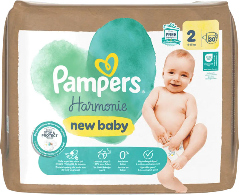 Pampers Harmonie Windeln Harmonie Gr.2 Mini (4-8 kg)