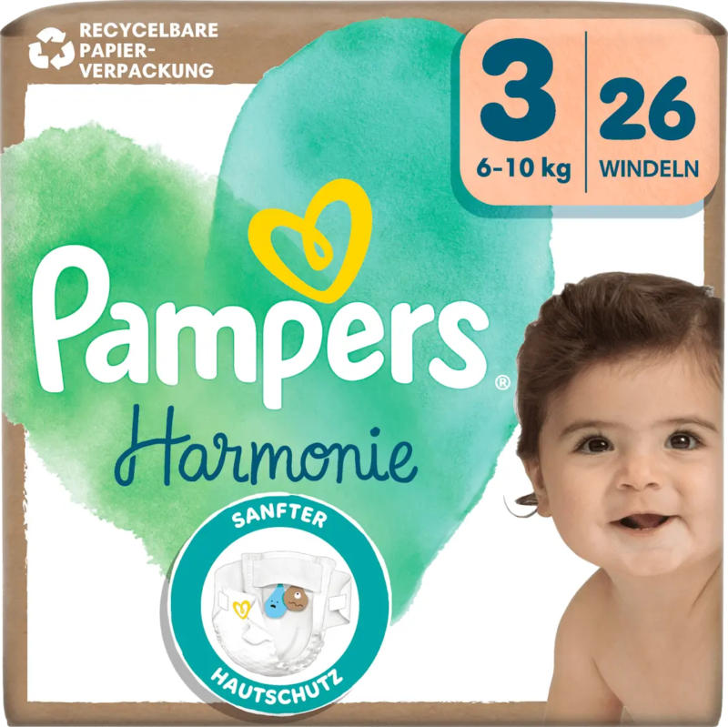 Pampers Harmonie Windeln Harmonie Gr.3 Midi (6-10 kg)