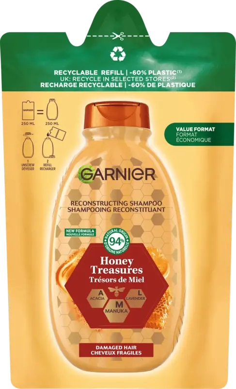 GARNIER Shampoo Honig Nachf&uuml;llpack
