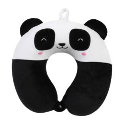 I-TOTAL Nackenkissen Panda schwarz/weiß