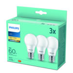 Libro PHILIPS LED Lampen 8 W=60 W E27 3 Stück warmweiß - bis 05.02.2025