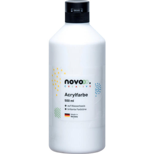 NOVOOO Creative Acrylfarbe 500 ml weiß