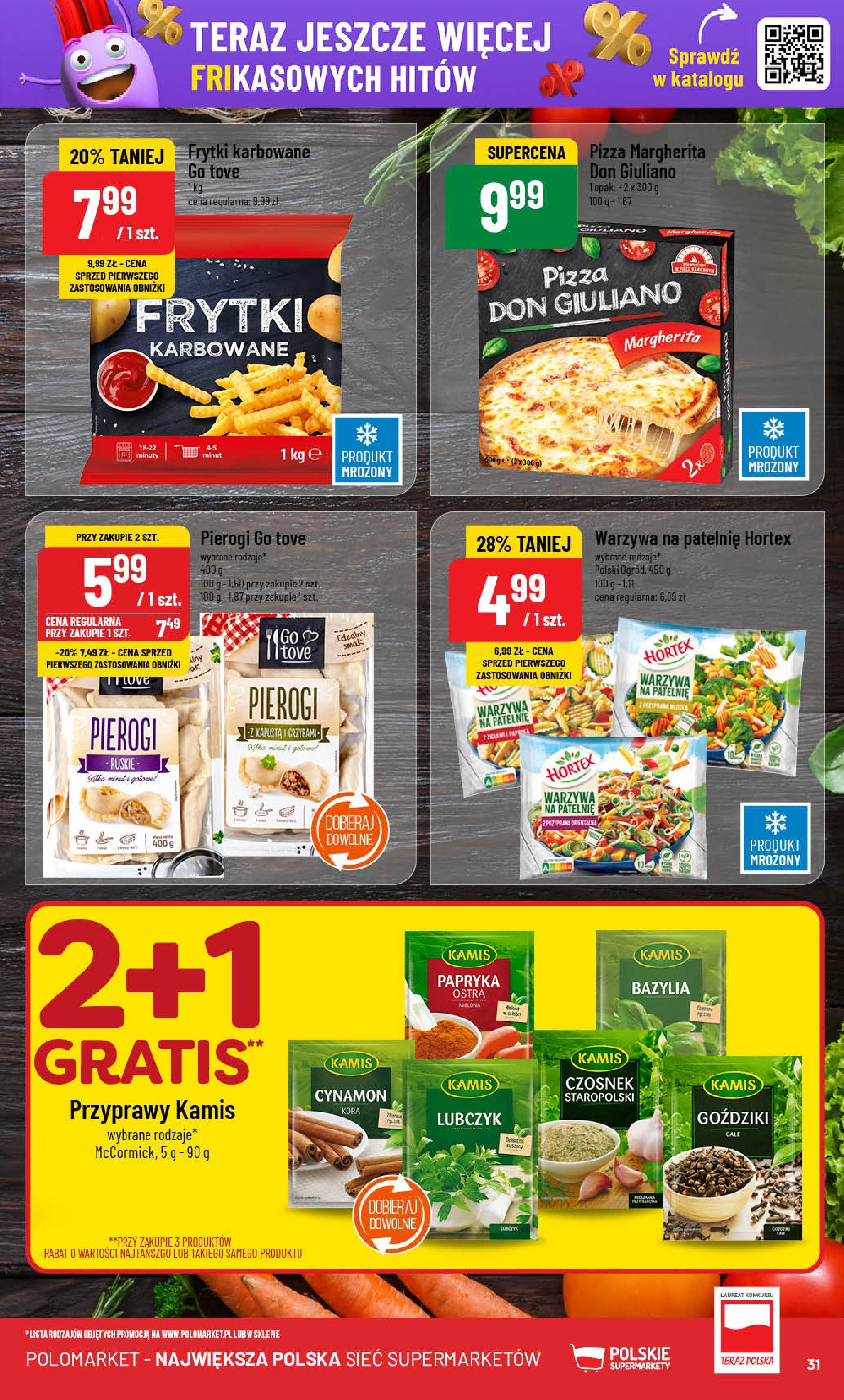 POLOmarket gazetka od jutra (29.01.2025) - Nowa PDF | Strona: 31 | Produkty: Cynamon, Papryka, Pizza, Frytki