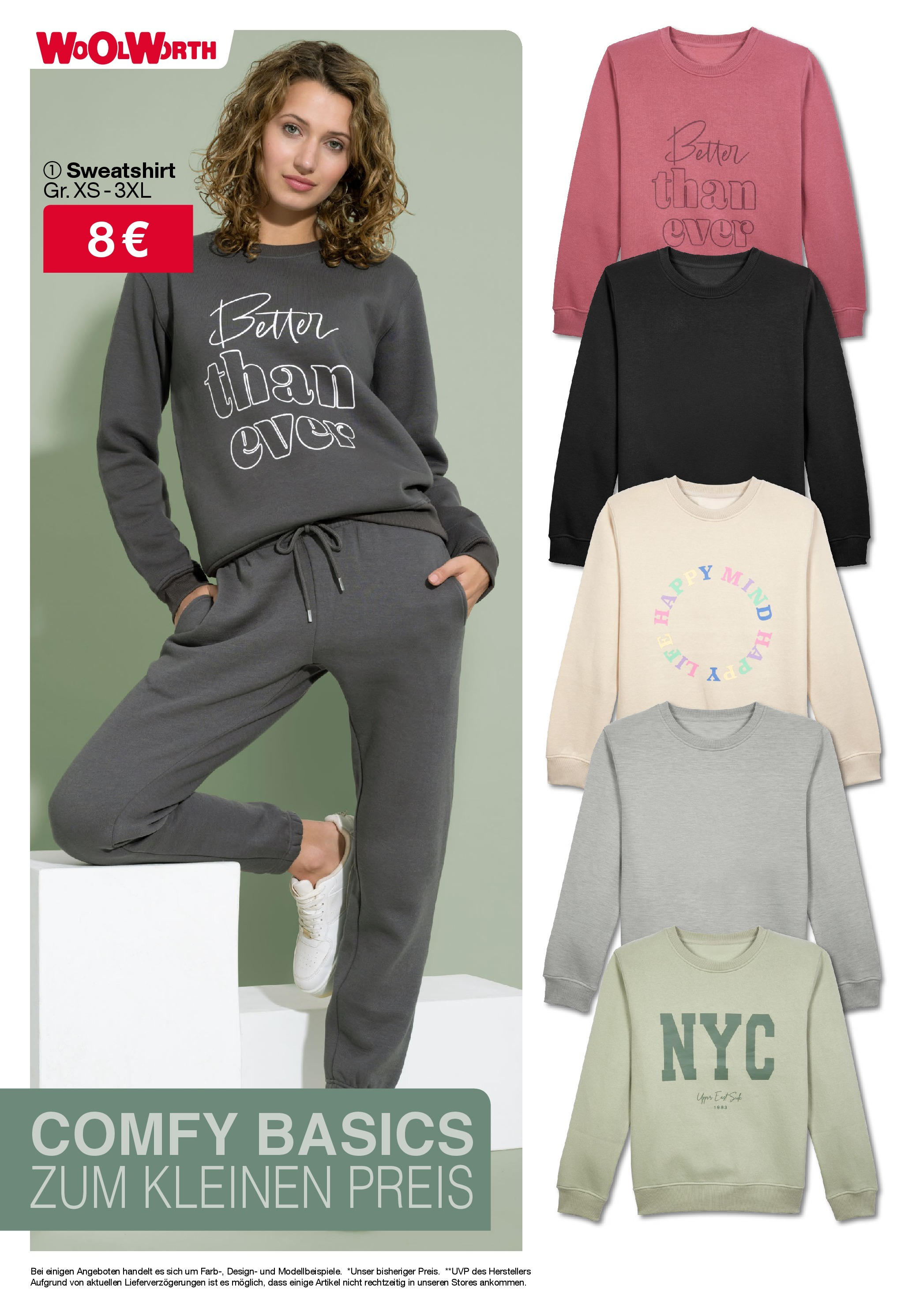 Woolworth Prospekt 	 (ab 30.01.2025) zum Blättern | Seite: 18 | Produkte: Sweatshirt