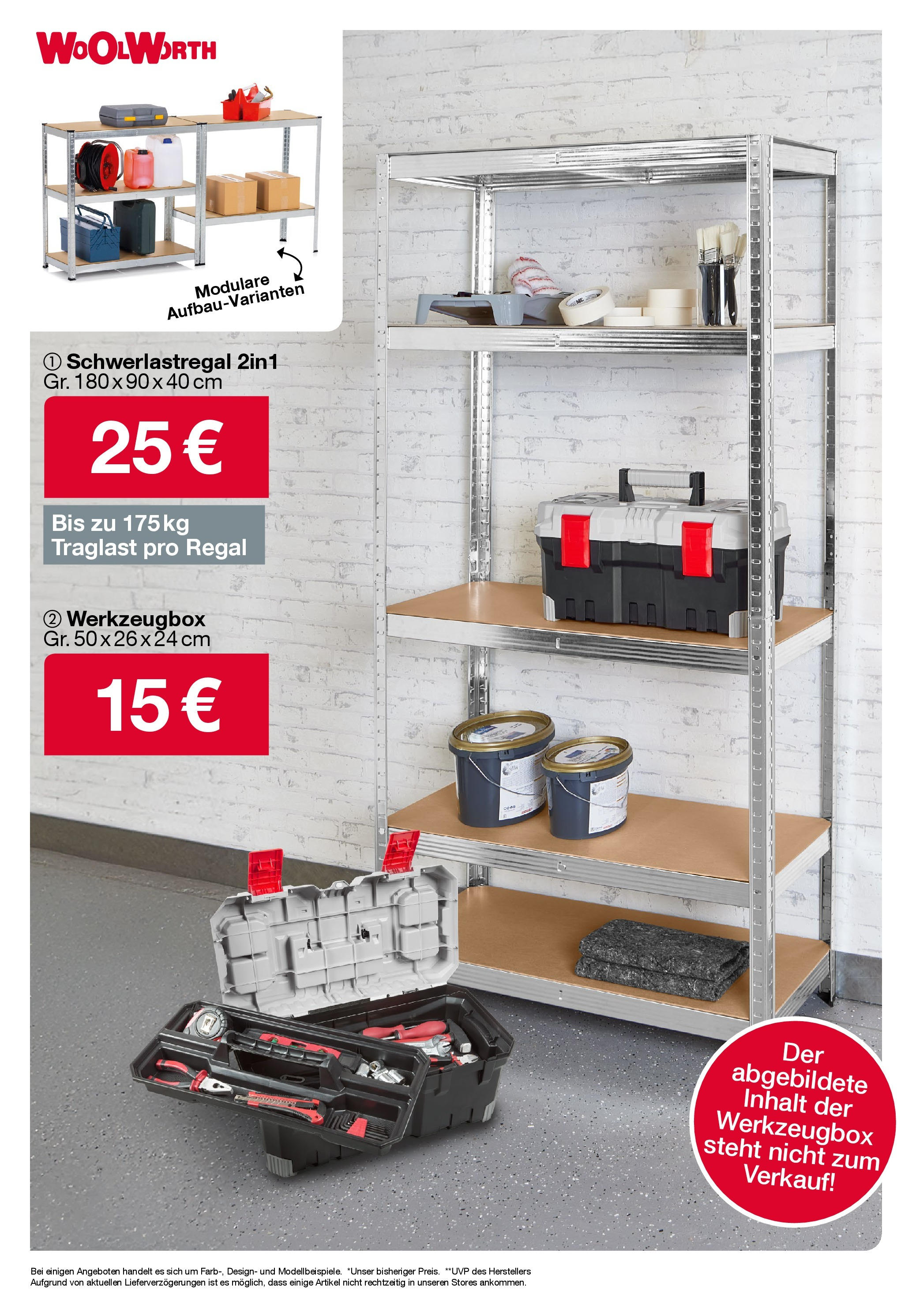 Woolworth Prospekt 	 (ab 30.01.2025) zum Blättern | Seite: 32 | Produkte: Regal, Schwerlastregal