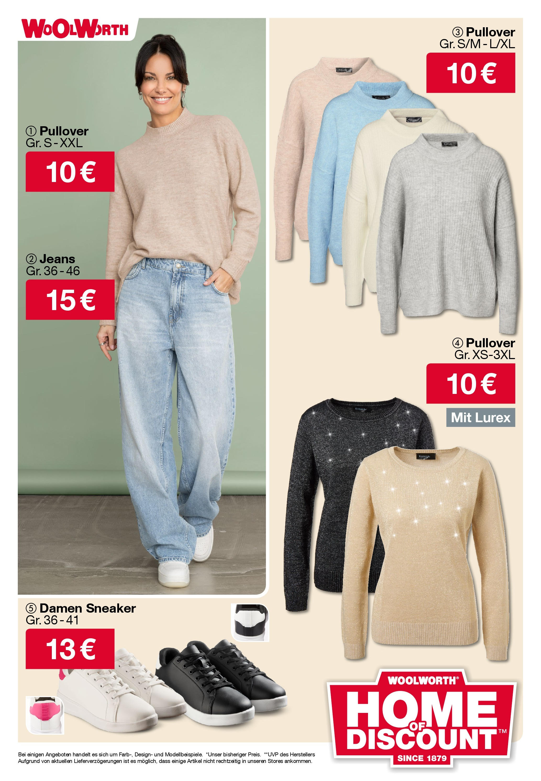 Woolworth Prospekt 	 (ab 30.01.2025) zum Blättern | Seite: 24 | Produkte: Pullover, Jeans