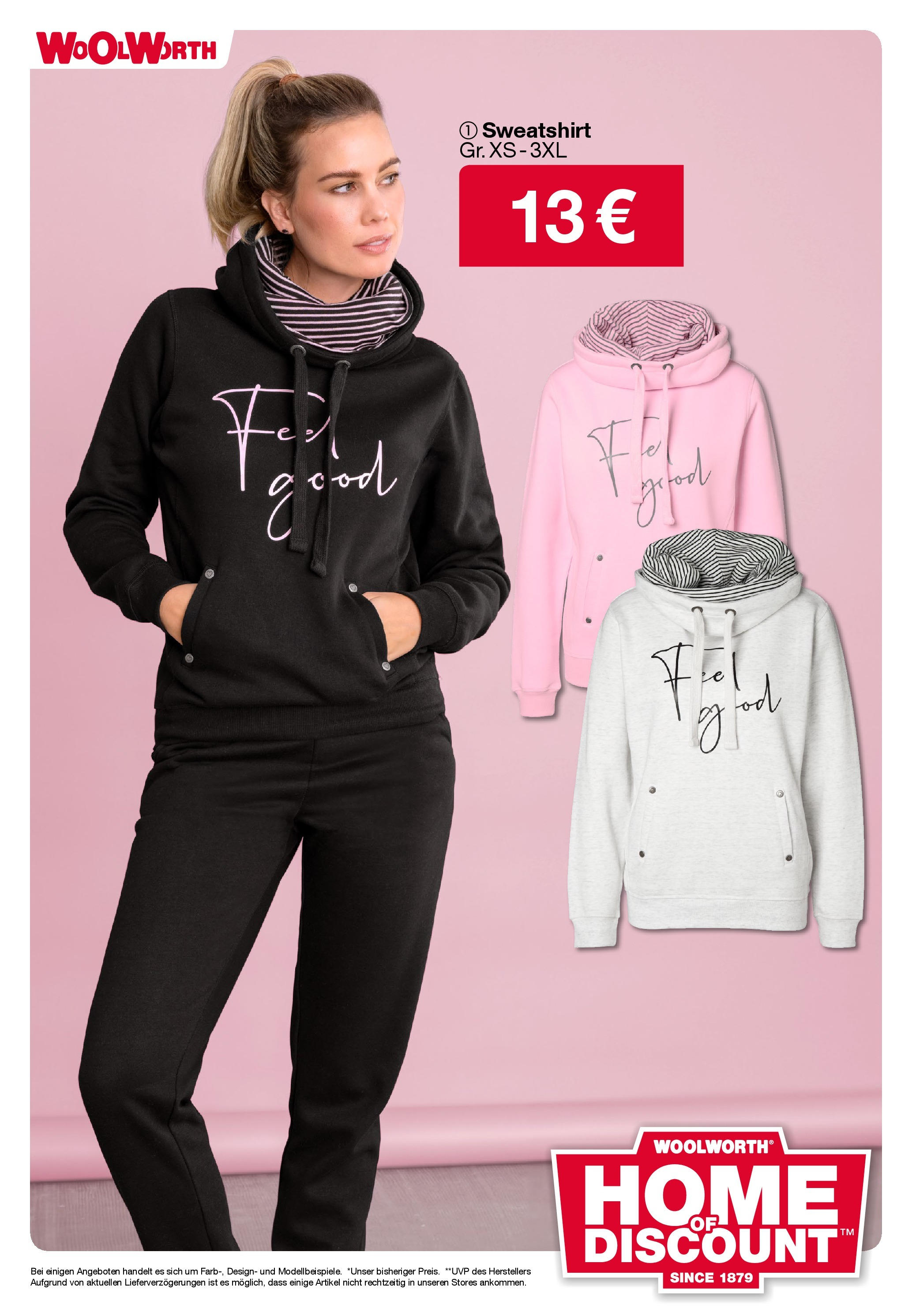 Woolworth Prospekt 	 (ab 30.01.2025) zum Blättern | Seite: 25 | Produkte: Sweatshirt