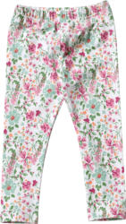 ALANA Leggings Pro Climate mit Blumen-Muster, weiß & rosa, Gr. 122