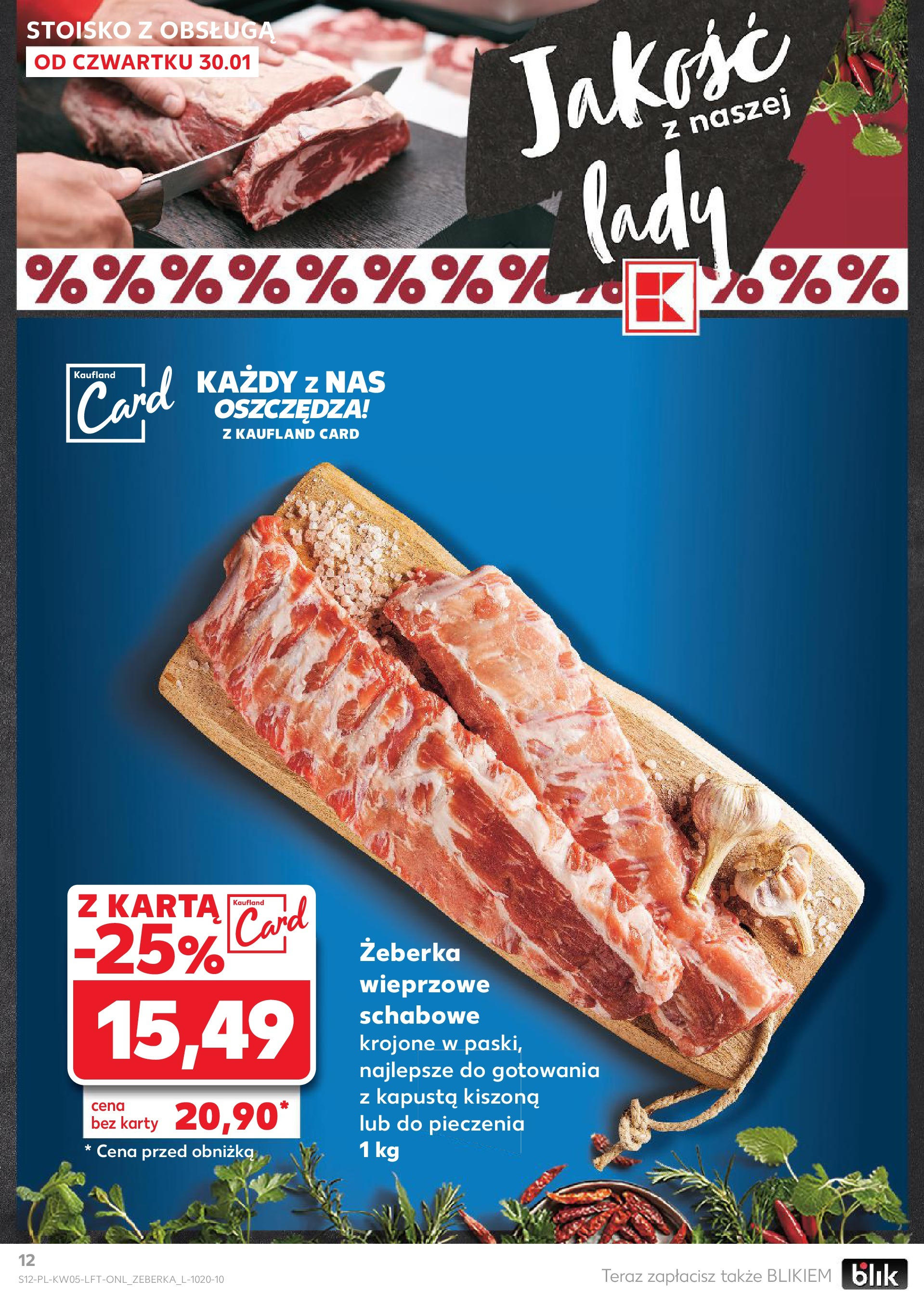 Kaufland - Kaufland Food_ważna do 05.02 od 31.01.2025 - od jutra PDF | Strona: 12 | Produkty: Kapusta, Karta, Kapusta kiszona