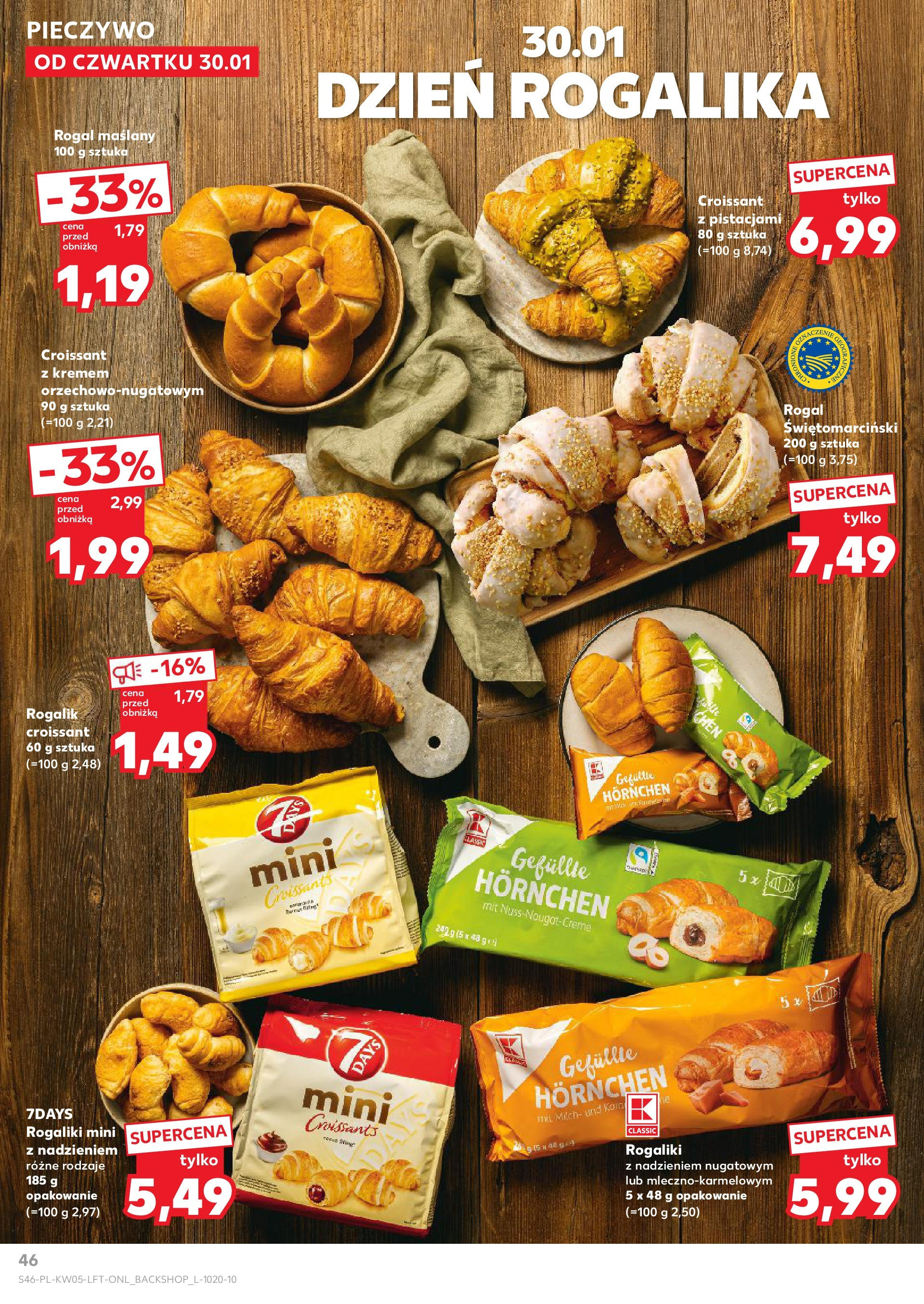 Kaufland - Kaufland Food_ważna do 05.02 od 31.01.2025 - od jutra PDF | Strona: 46 | Produkty: Pieczywo