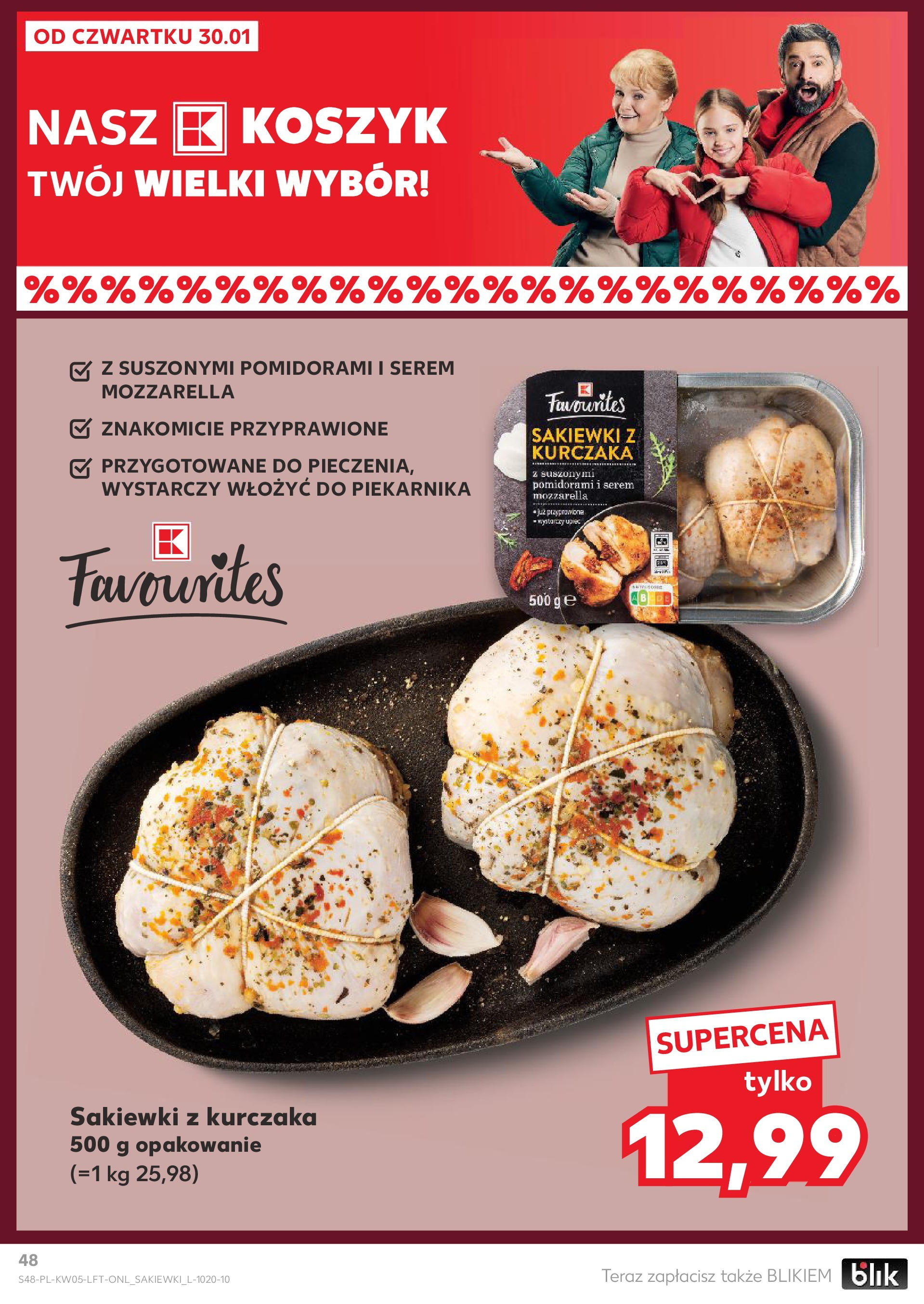 Kaufland - Kaufland Food_ważna do 05.02 od 31.01.2025 - od jutra PDF | Strona: 48 | Produkty: Mozzarella