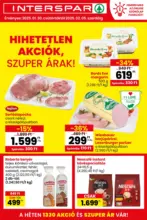 Interspar: Interspar újság érvényessége 2025.2.5ig - 2025.02.05 napig