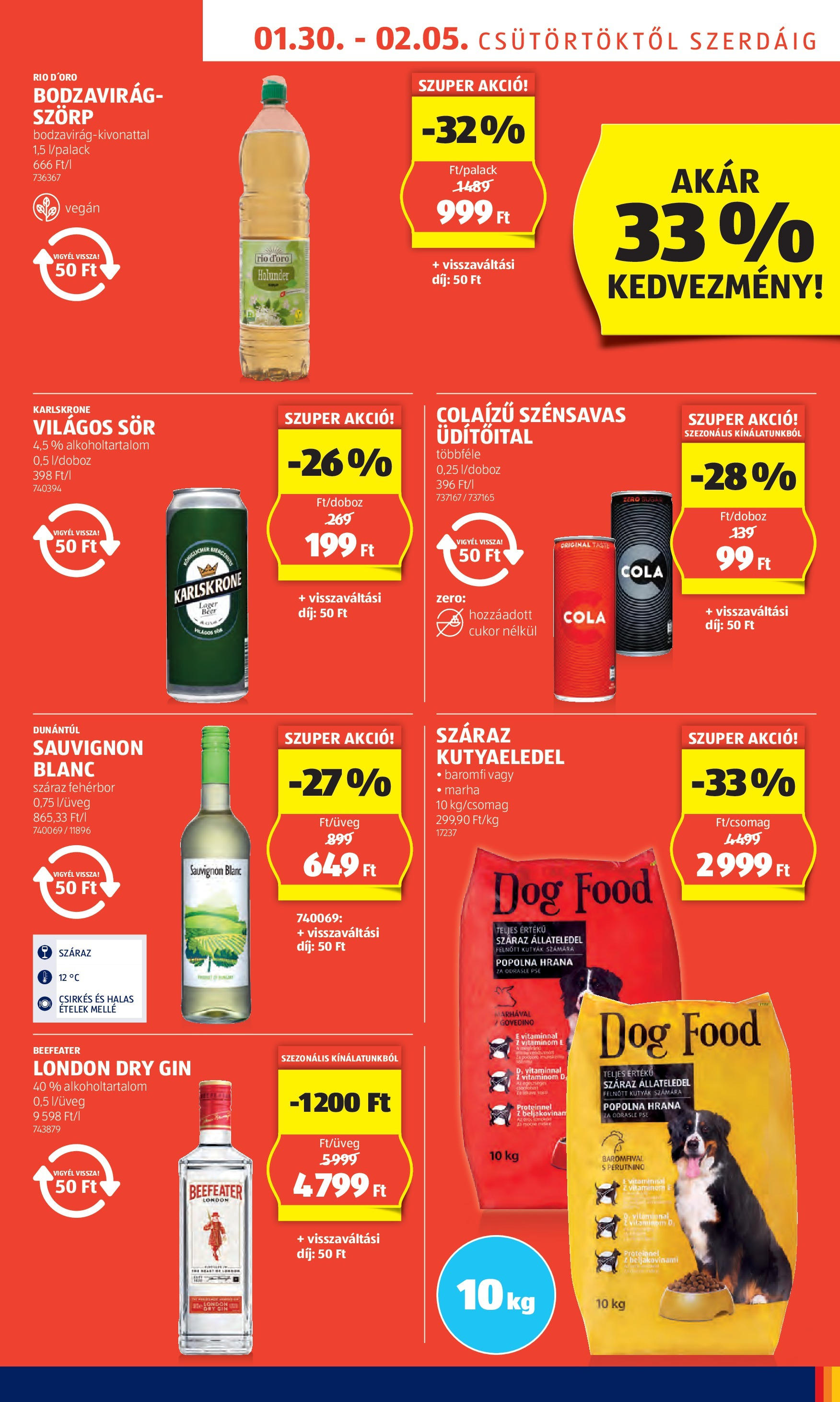 Aldi - Aldi újság érvényessége 2025.02.05.-iG - 2025.01.29. -tól/töl > akció, lapozható szórólap 🛍️ | Oldal: 9 | Termékek: Cola, Sör, Gin, Cukor