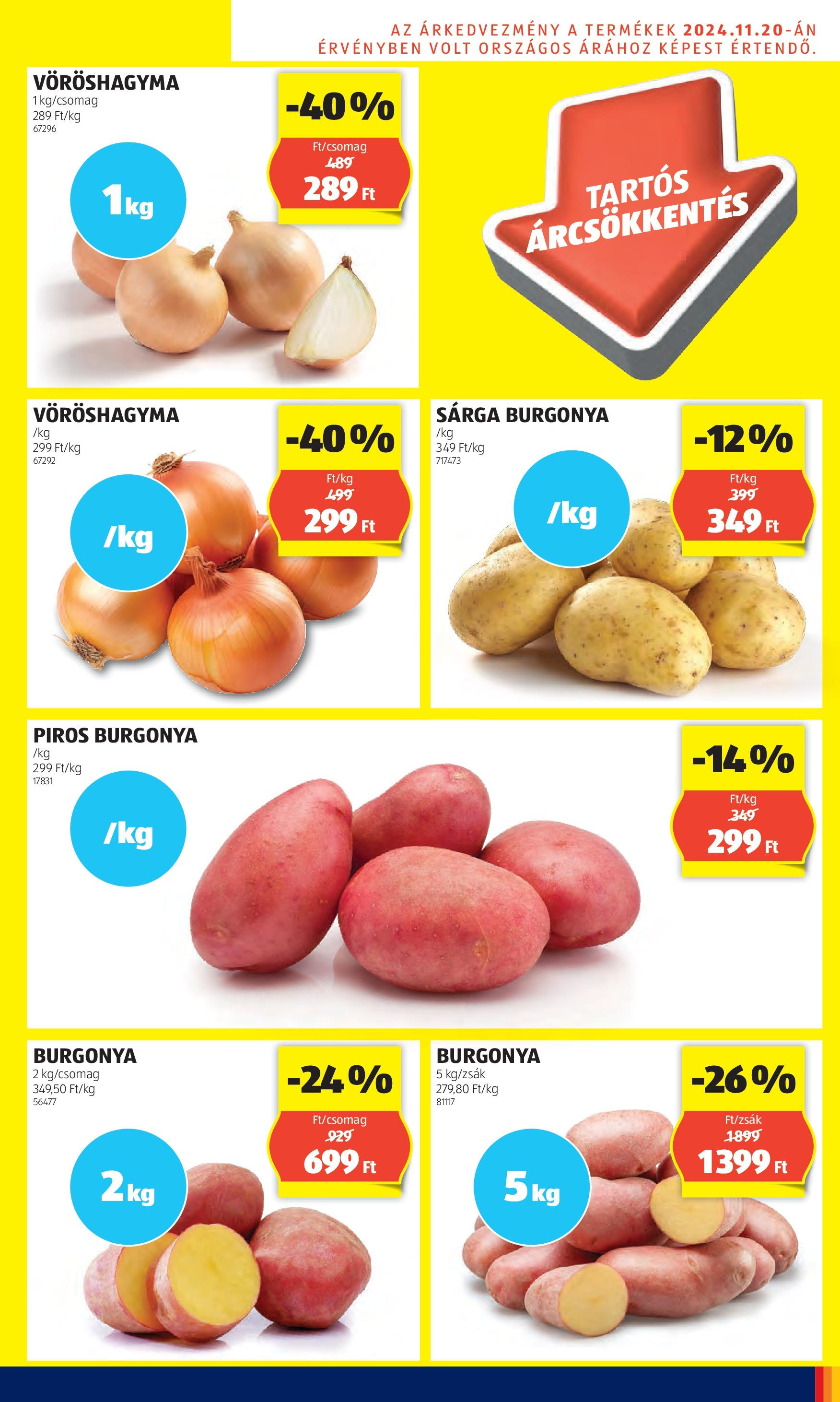 Aldi - Aldi újság érvényessége 2025.02.05.-iG - 2025.01.29. -tól/töl > akció, lapozható szórólap 🛍️ | Oldal: 61 | Termékek: Burgonya, Vöröshagyma