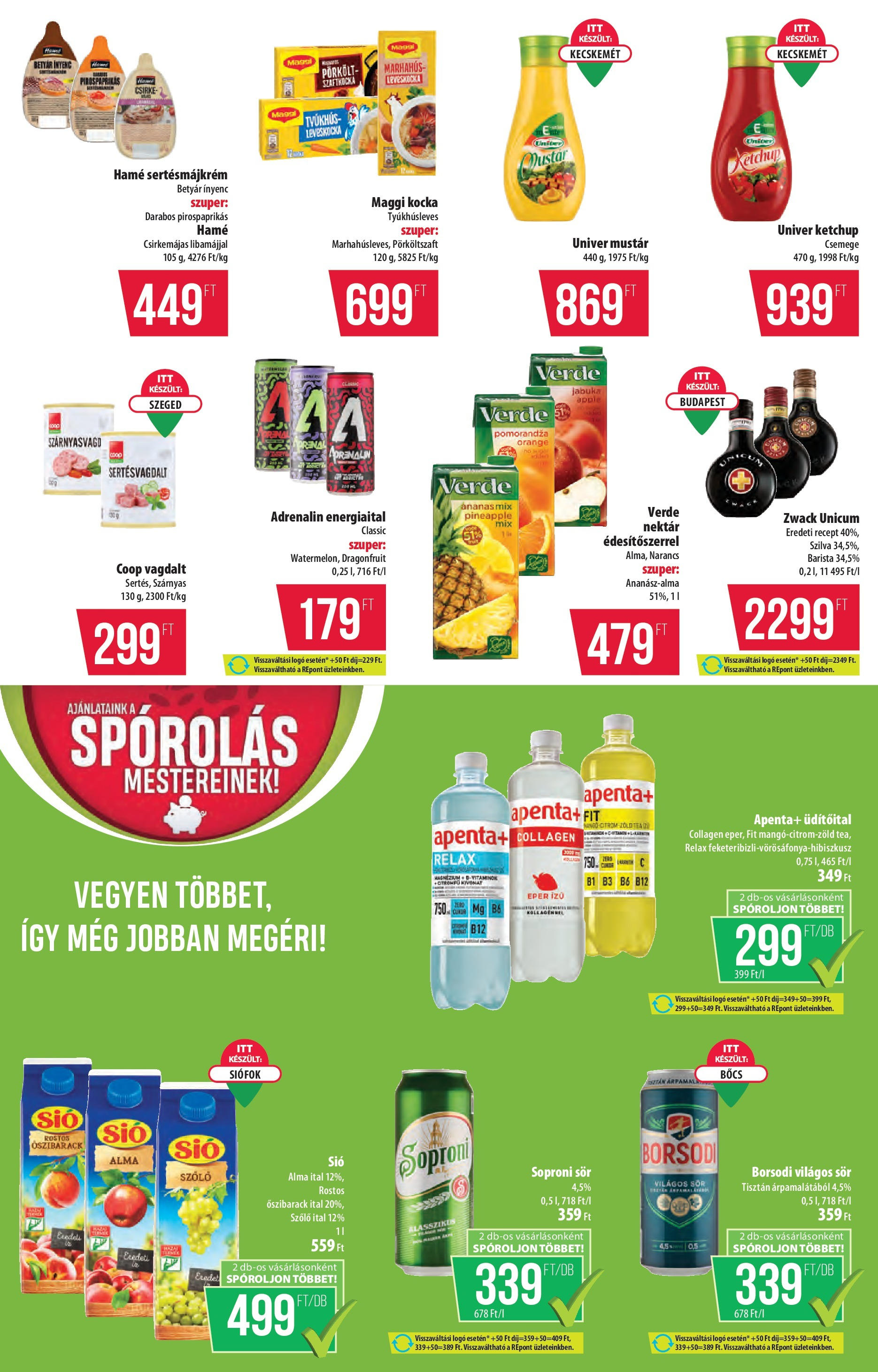 COOP Szolnok Akciós újság - 2025.01.30. -tól/töl > akció, lapozható szórólap 🛍️ | Oldal: 6 | Termékek: Szilva, Sör, Marhahús, Ketchup