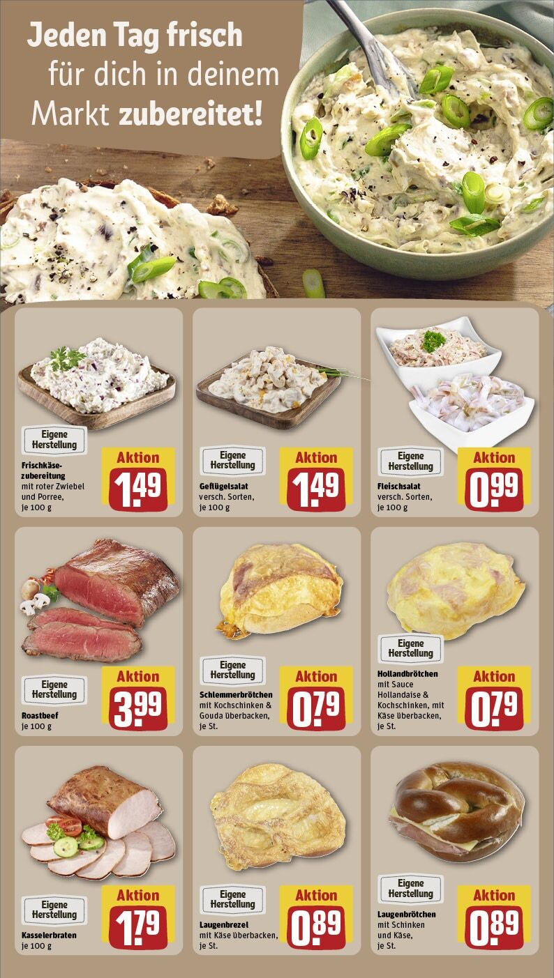 Rewe - Braunschweig, Celler Straße 2 (ab 03.02.2025) zum Blättern » Angebote | Seite: 12 | Produkte: Käse, Gouda, Roastbeef, Frischkase