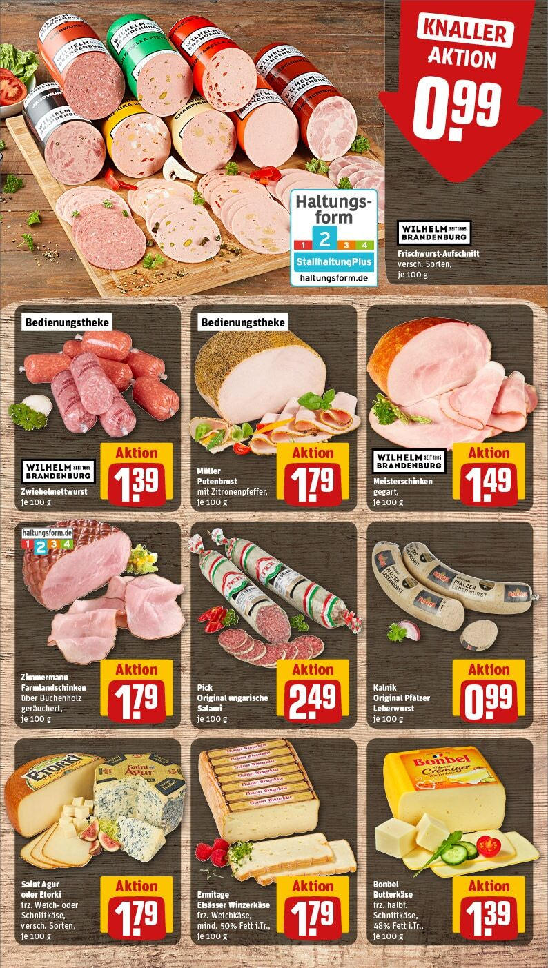 Rewe - Büdingen, Bahnhofstraße 50 (ab 03.02.2025) zum Blättern » Angebote | Seite: 11 | Produkte: Salami