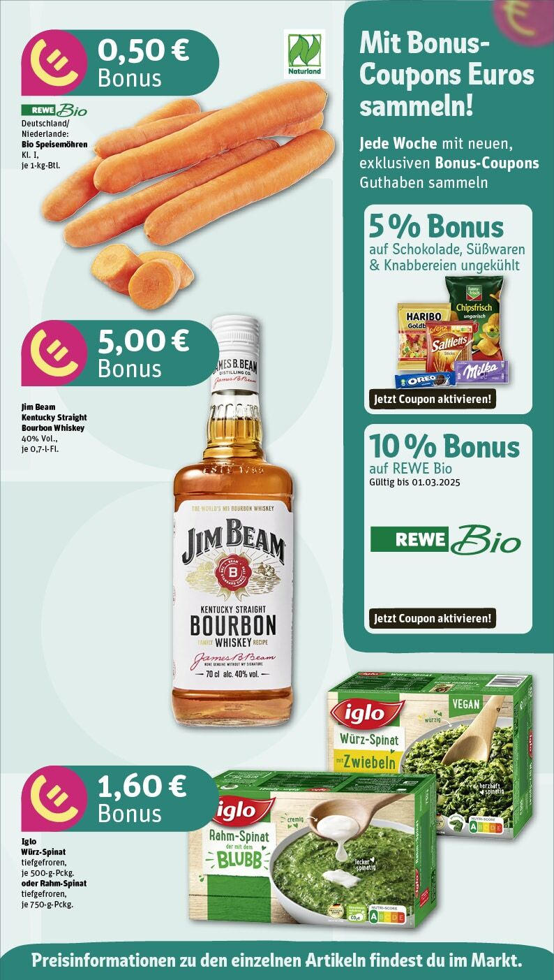 Rewe - Rewe: Wochenangebote (ab 02.02.2025) zum Blättern » Angebote | Seite: 5 | Produkte: Jim beam, Milka, Zwiebeln, Whiskey