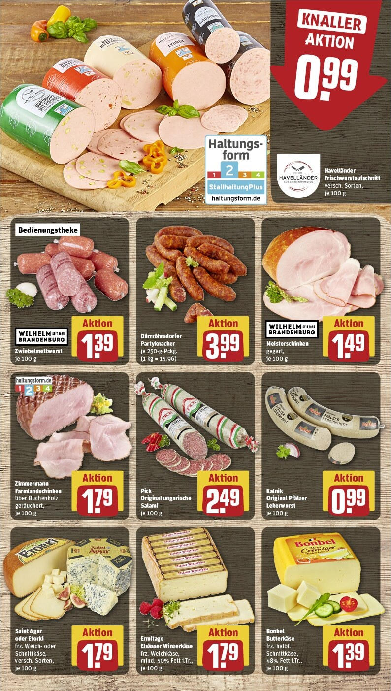 Rewe - Rewe: Wochenangebote (ab 02.02.2025) zum Blättern » Angebote | Seite: 11 | Produkte: Salami