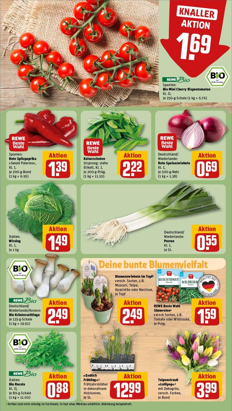 Rewe - Morbach, Bremer Wiese 2 (ab 03.02.2025) zum Blättern » Angebote | Seite: 9 | Produkte: Rucola