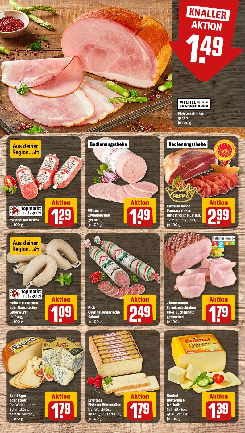 Rewe - Morbach, Bremer Wiese 2 (ab 03.02.2025) zum Blättern » Angebote | Seite: 11 | Produkte: Salami