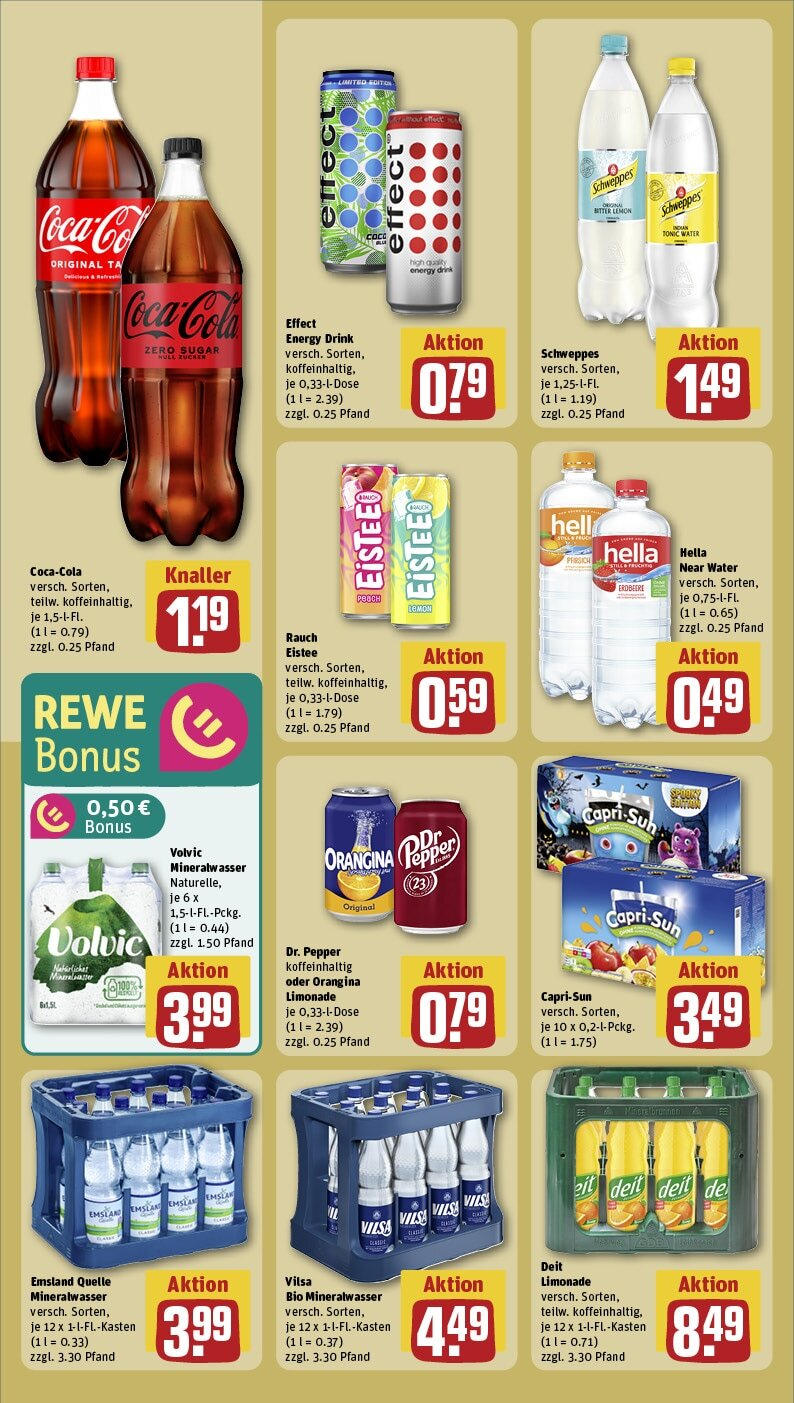 Rewe - Edewecht, Hauptstr. 101 (ab 03.02.2025) zum Blättern » Angebote | Seite: 16 | Produkte: Capri sun, Energy, Limonade, Volvic