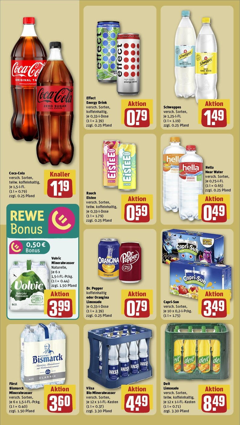 Rewe - Lüchow, Theodor-Körner-Straße 1 (ab 03.02.2025) zum Blättern » Angebote | Seite: 18 | Produkte: Energy, Limonade, Schweppes, Mineralwasser