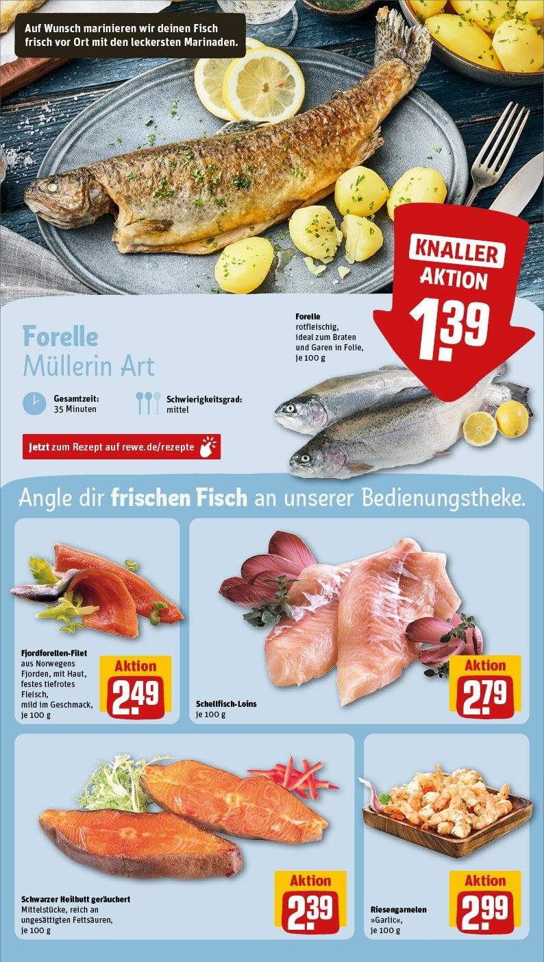 Rewe - Rewe: Wochenangebote (ab 02.02.2025) zum Blättern » Angebote | Seite: 29 | Produkte: Fisch