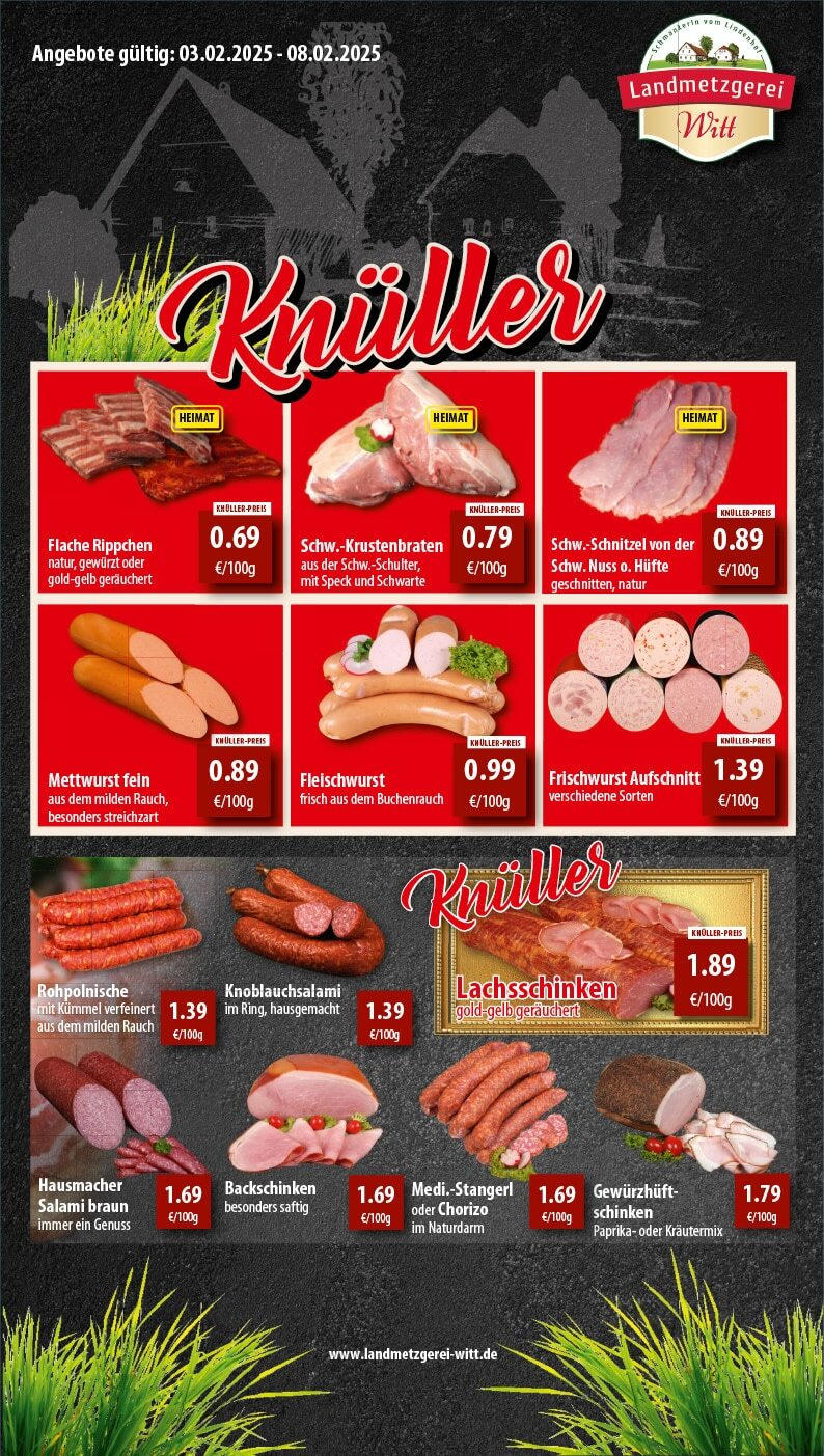 Rewe - Wiesau, Egerstr. 23 (ab 03.02.2025) zum Blättern » Angebote | Seite: 10 | Produkte: Paprika, Salami, Schinken