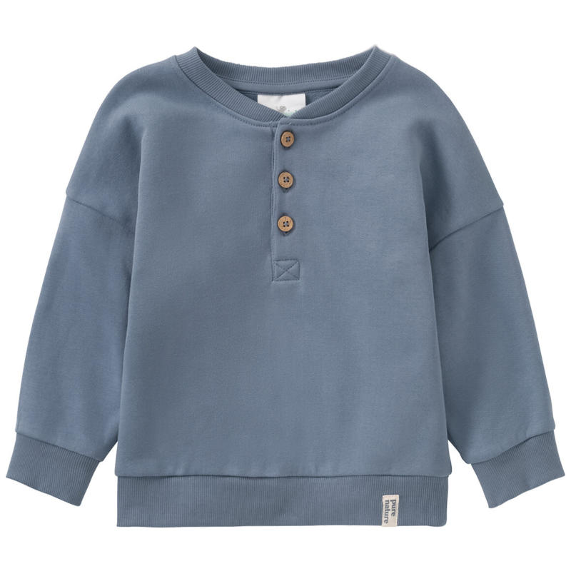 Baby Sweatshirt mit Henley-Ausschnitt (Nur online)