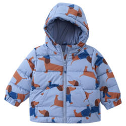 Baby Pufferjacke mit Dackeln (Nur online)