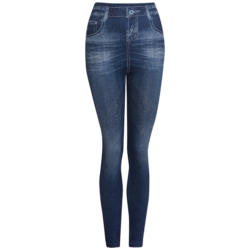 Damen Leggings im Denim-Look