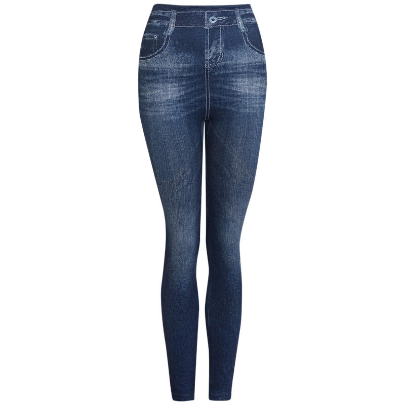 Damen Leggings im Denim-Look