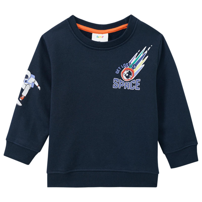 Jungen Sweatshirt mit Weltraum_print (Nur online)