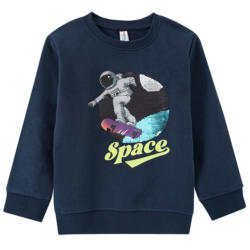 Jungen Sweatshirt mit Wendepailletten (Nur online)