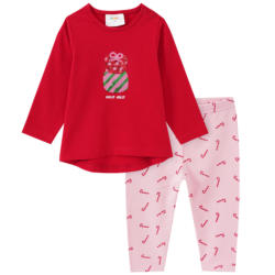 Baby Weihnachtsshirt und Leggings im Set (Nur online)