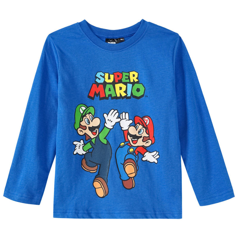 Super Mario Langarmshirt mit Print