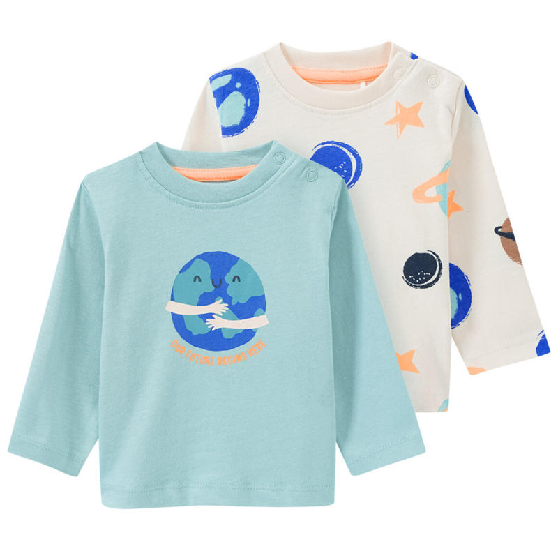 2 Newborn Langarmshirts im Set (Nur online)