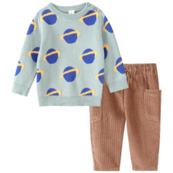 Baby Strickpullover und Cordhose im Set (Nur online)