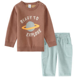 Baby Strickpullover und Cordhose im Set (Nur online)